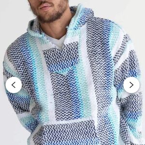 Ron Jon Blue Ombre Baja Hoodie Unisex. Size Medium